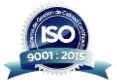 ISO 9001:2015 seal